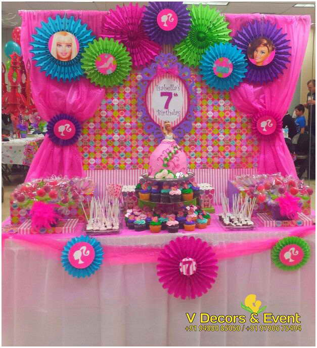 barbie party decorations